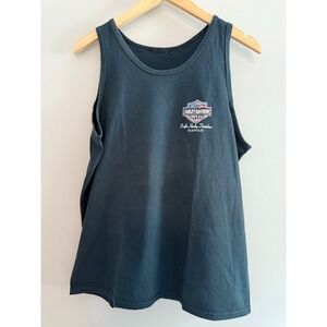 Vintage Pacific Harley Davidson Hawaii Tank Top‎ Men's Graphic Sleeveless Shirt